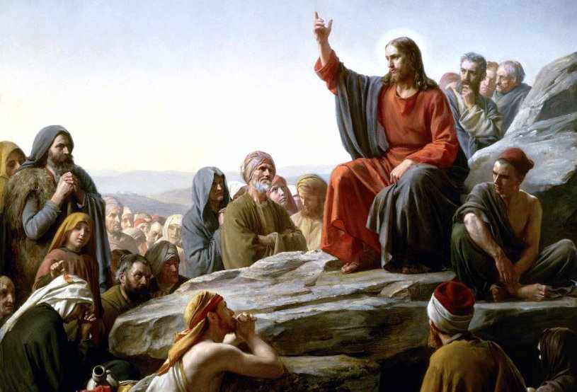 Jezus naucza na górze