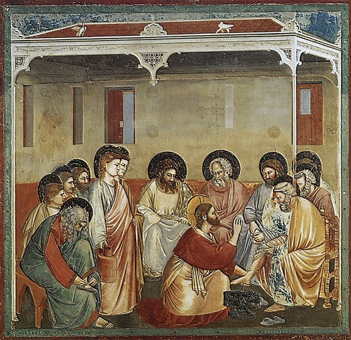 Giotto di Bondone, Umycie nóg