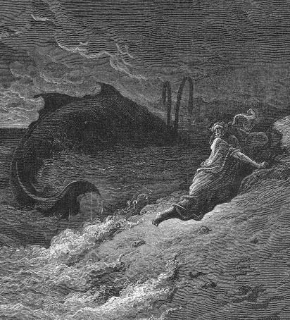 Jonasz wypluty przez wieloryba