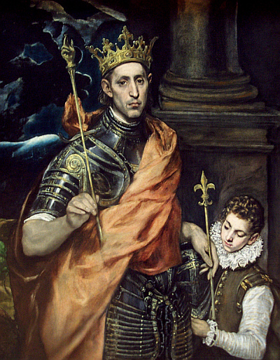 El Greco, św. Ludwik IX