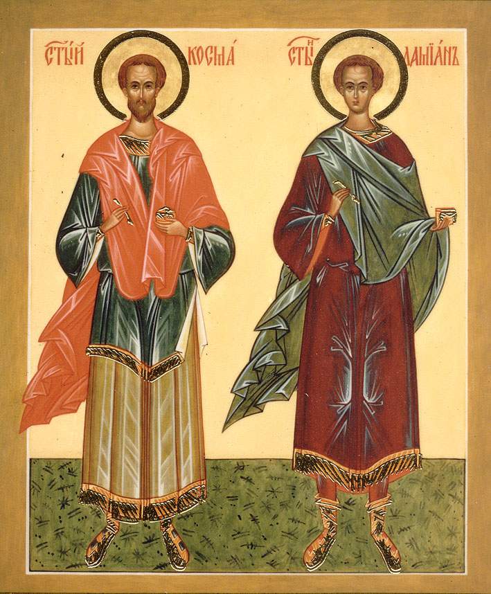 św. Kosma i Damian - ikona