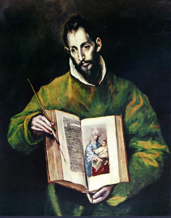 El Greco, św. Łukasz, 1605-10
